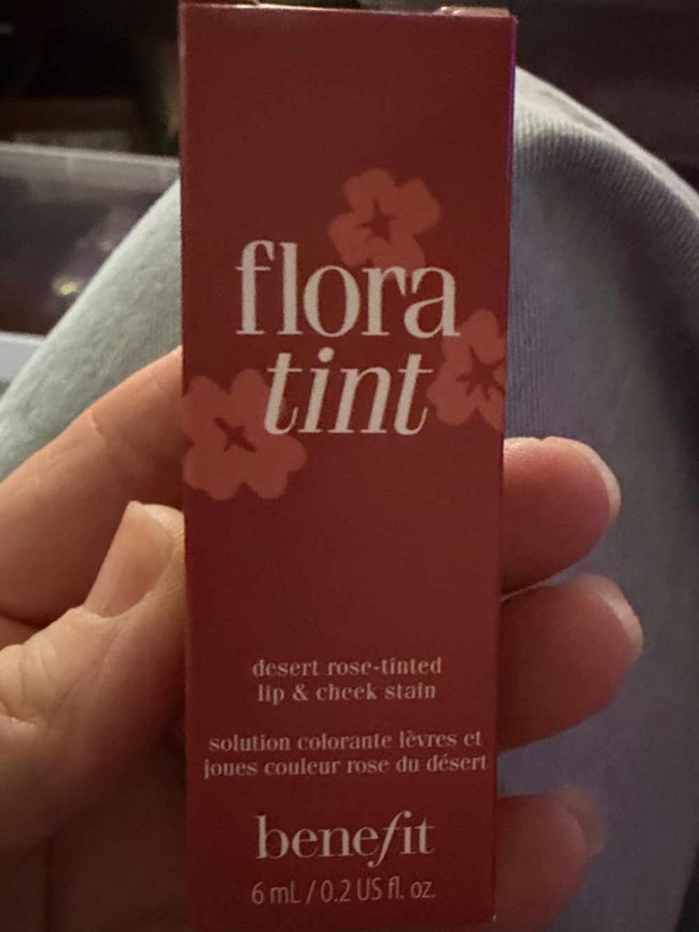 Benefit Flora Tint Desert Rose-Tinted Lip & Cheek Stain - Desert Rose Pink